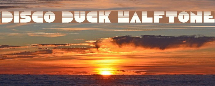 Disco Duck Halftone Example 1