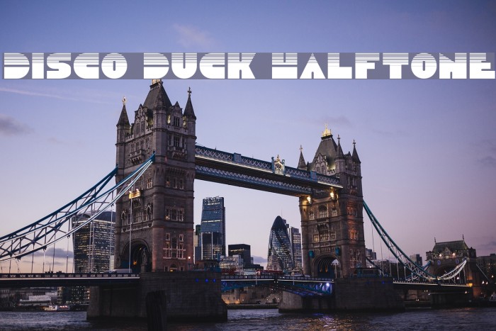 Disco Duck Halftone Example 2