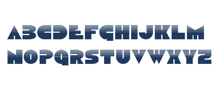 Disco Duck Halftone Lowercase