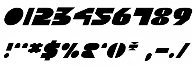 Disco Duck Italic Polices AUTRES CHARS