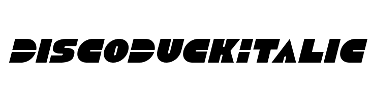 Disco Duck Italic  フリーフォントのダウンロード