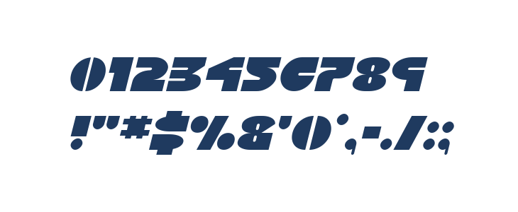 Disco Duck Italic Other Characters