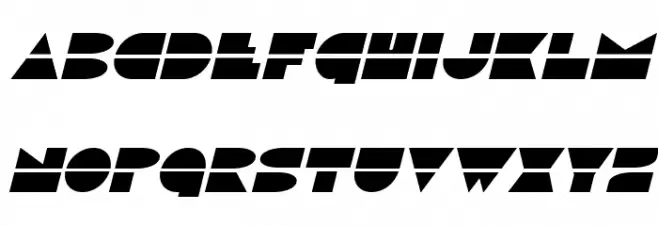 Disco Duck Italic Fonte MAIÚSCULAS