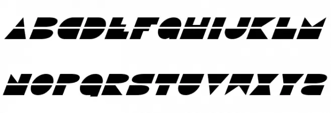Disco Duck Italic Font Litere mari