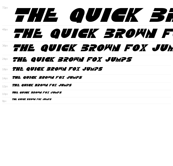 Disco Duck Italic Waterfall