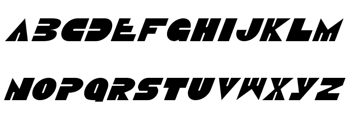 Disco Duck Italic Font LOWERCASE