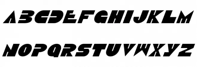 Disco Duck Italic Font LOWERCASE