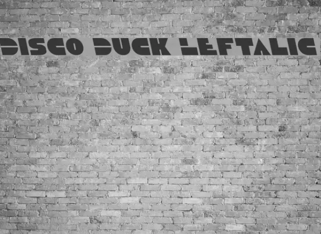 Disco Duck Leftalic Example 2