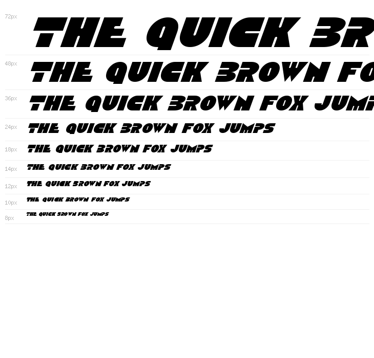 Disco Duck Super-Italic Waterfall