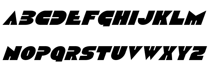 Disco Duck Super-Italic Font LOWERCASE