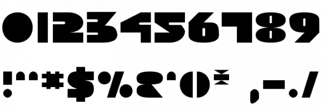 Disco Duck Font OTHER CHARS