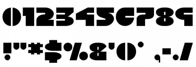 Disco Duck Font OTHER CHARS