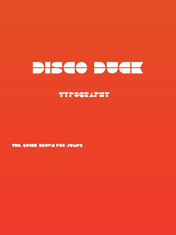 Disco Duck Poster