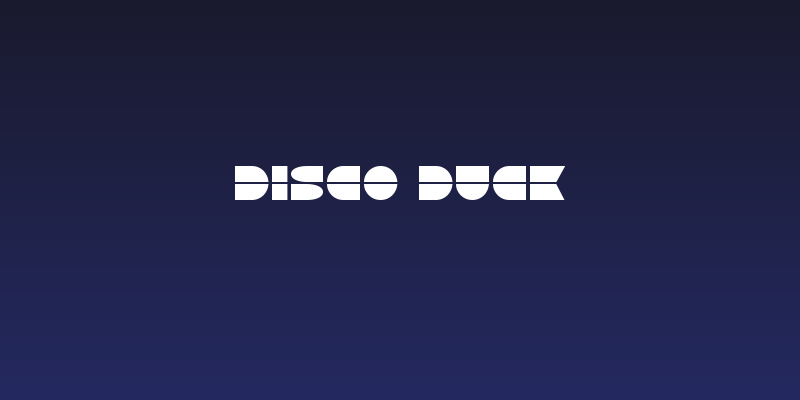 Disco Duck Social Header