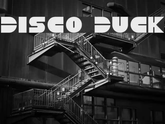 Disco Duck Font examples