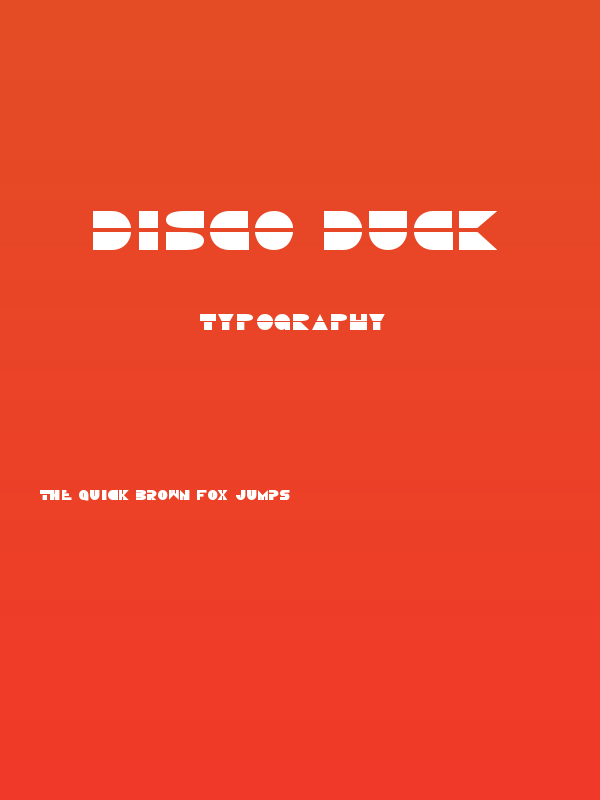 Disco Duck Poster