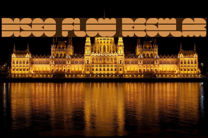 Disco Flow Regular Font examples