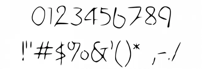 Disco-Grudge Lite (Apple) Medium フォント その他の文字