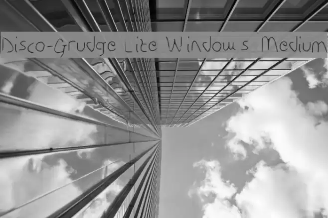 Disco-Grudge Lite [Windows] Medium Font examples