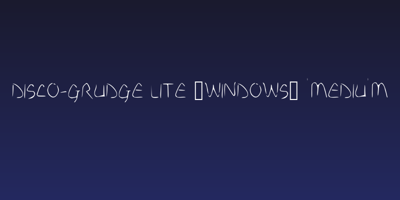 Disco-Grudge Lite [Windows] Medium Social Header