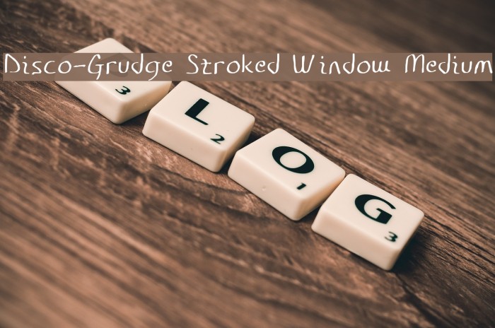 Disco-Grudge Stroked [Window] Medium Example 1