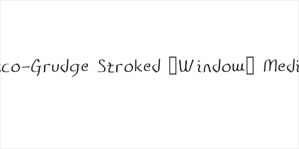 Disco-Grudge Stroked [Window] Medium Logo