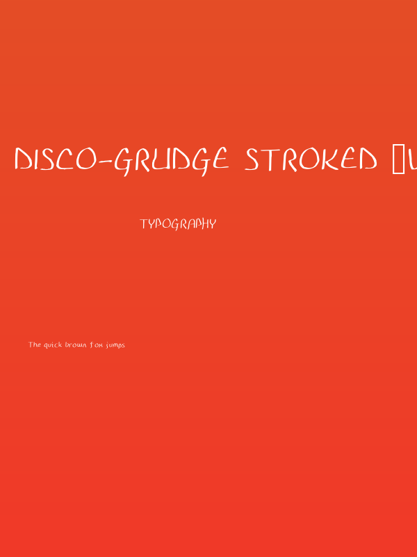 Disco-Grudge Stroked [Window] Medium Poster
