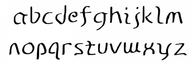 Disco-Grudge Stroked [Window] Medium フォント 小文字