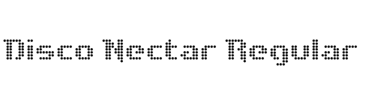 Disco Nectar Regular Font