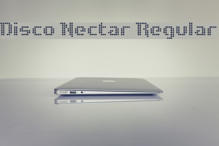 Disco Nectar Regular Font examples