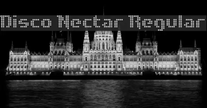 Disco Nectar Regular Font examples