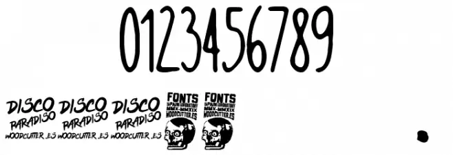 Disco Paradiso Font OTHER CHARS