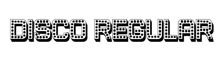 Disco Regular Font