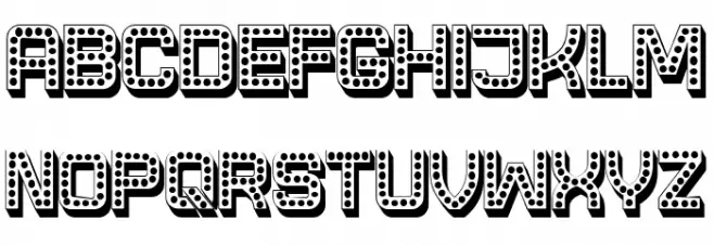 Disco Regular Font UPPERCASE