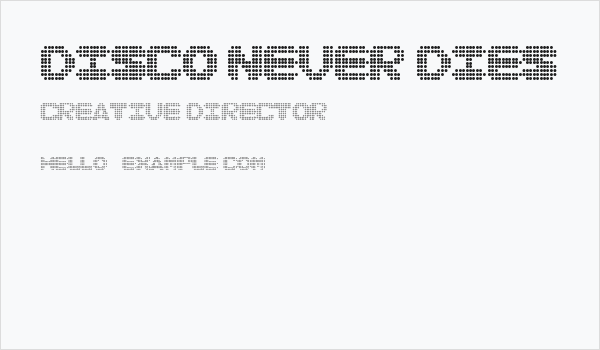 Disco never dies Business Card
