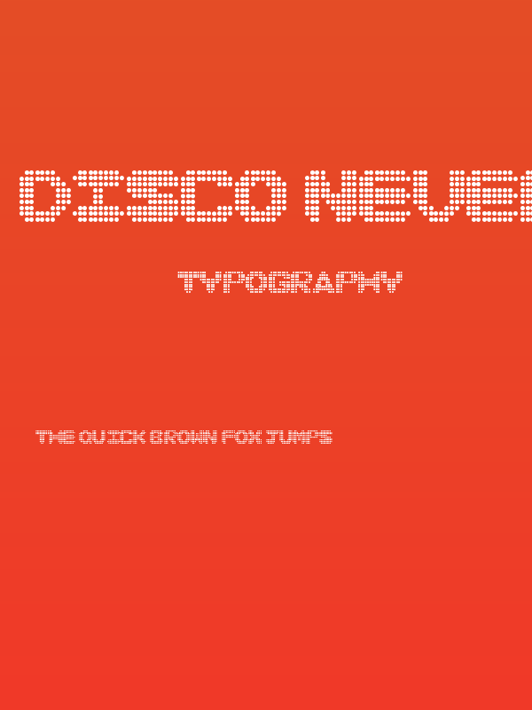 Disco never dies Poster