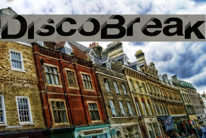 DiscoBreak Font examples
