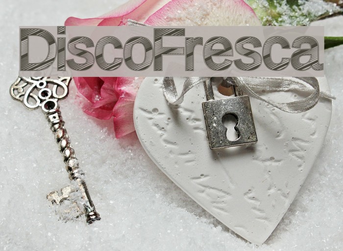 DiscoFresca Font examples