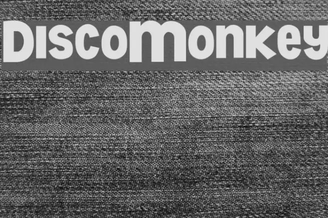 DiscoMonkey Font examples