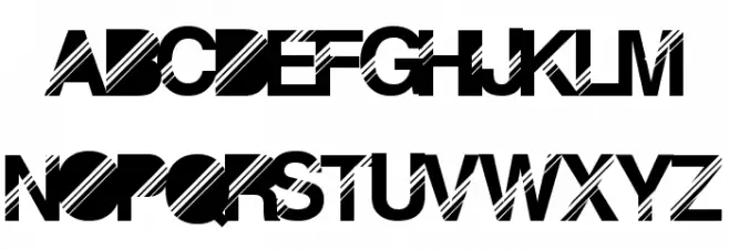 DiscoNight Шрифта ВЕРХНИЙ