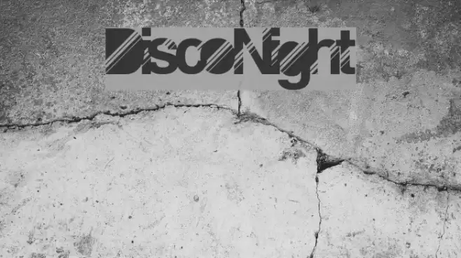 DiscoNight Font examples