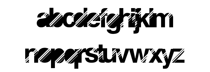 DiscoNight Font LOWERCASE