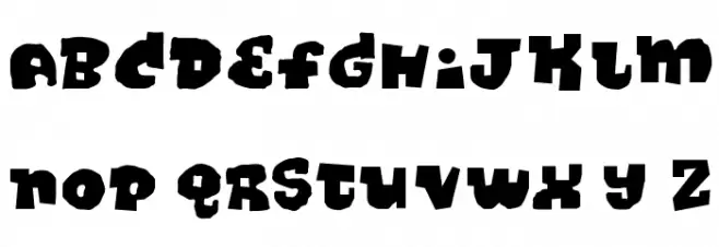 DiscoRegular フォント 大文字