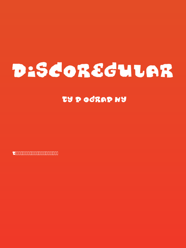 DiscoRegular Poster
