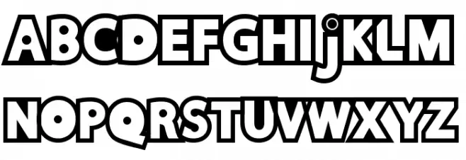 DiscoRush 字体 大写