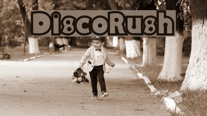 DiscoRush Fonte examples