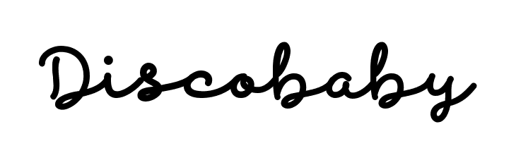 Discobaby  免费字体下载