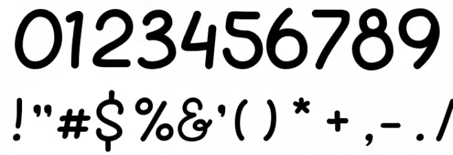 Discobaby Font OTHER CHARS