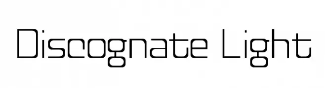 Discognate Light  Fuentes Gratis Descargar