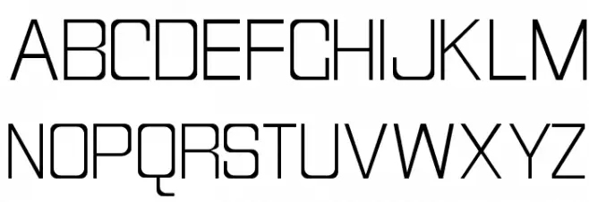 Discognate Light 字体 大写